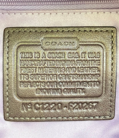 COACH 2way ハンドバッグ ショルダーバッグ 肩掛け シグネチャー レディース コーチ