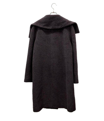 MAX MARA STUDIO チェスターコート アルパカ パープル ミセス エレガンス レディース SIZE 38 (S) マックスマーラ ステュディオ