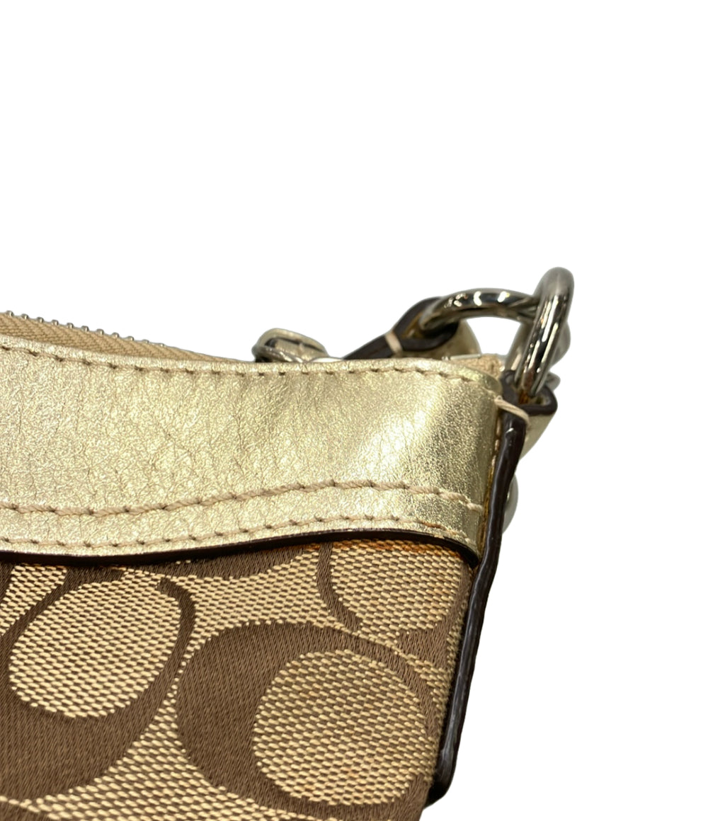 COACH ショルダーバッグ 2WAY 肩掛け 斜め掛け シグネチャー F13744