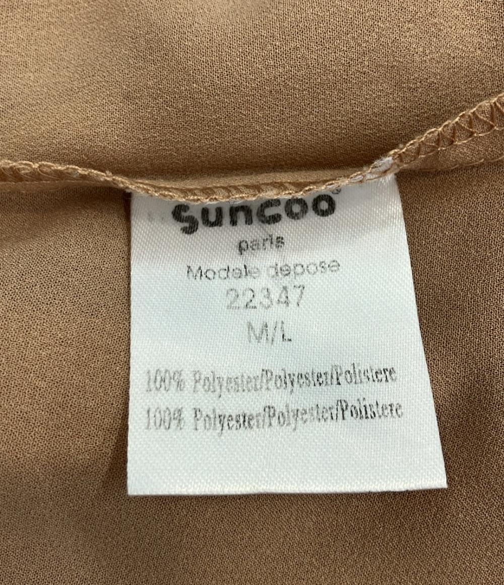 美品 サンクー 長袖Tシャツ リボン レディース SIZE M/L (M) suncoo