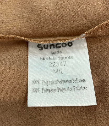 美品 サンクー 長袖Tシャツ リボン レディース SIZE M/L (M) suncoo