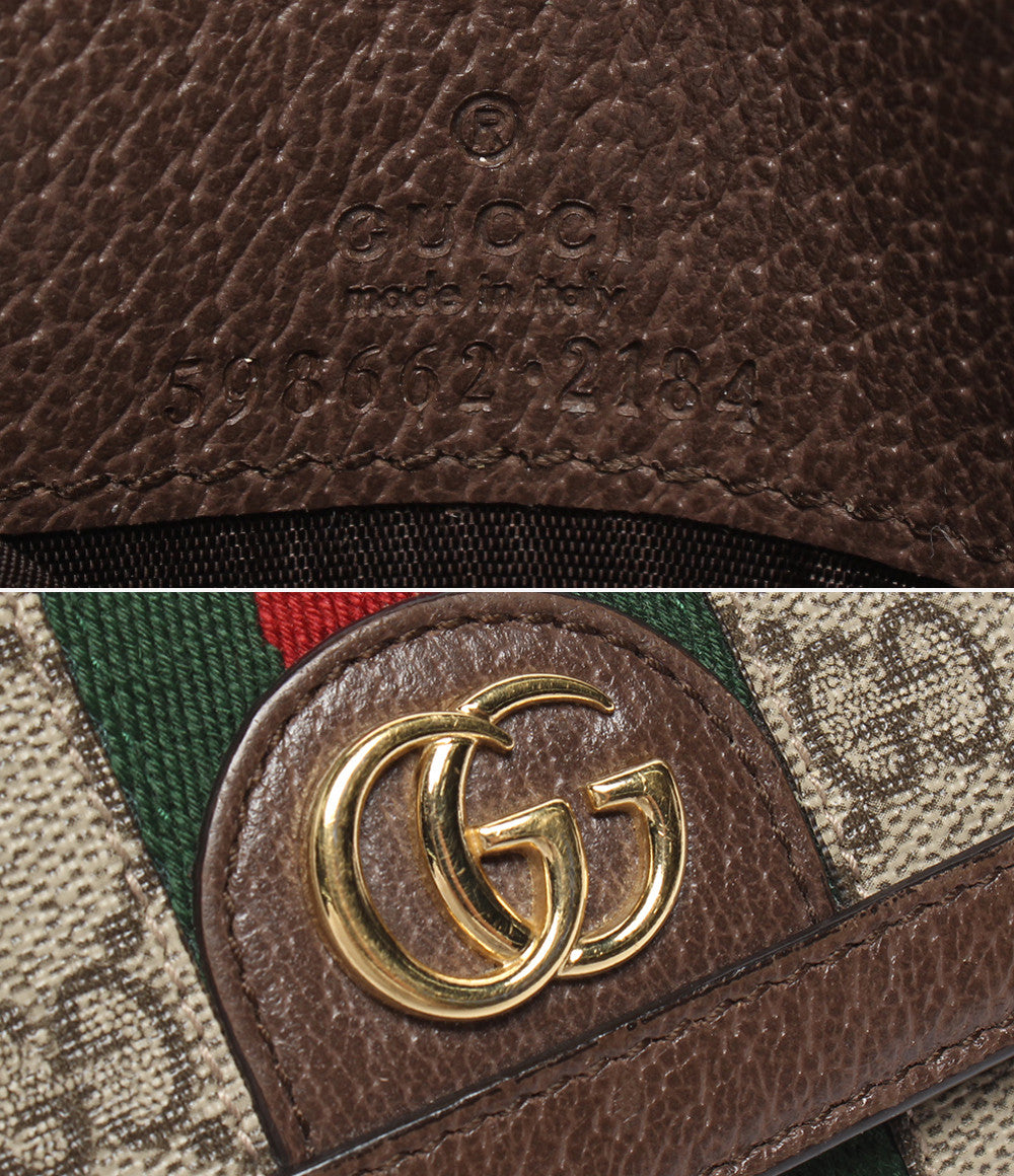 GUCCI 二つ折り財布 GGスプリーム オフィディア 598662 レディース グッチ