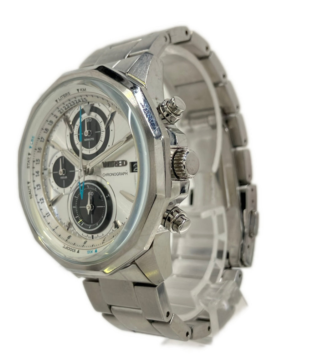 SEIKO 腕時計 ワイアード WIRED クオーツ シルバー VK67-K090 メンズ セイコー