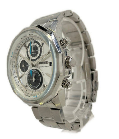 SEIKO 腕時計 ワイアード WIRED クオーツ シルバー VK67-K090 メンズ セイコー