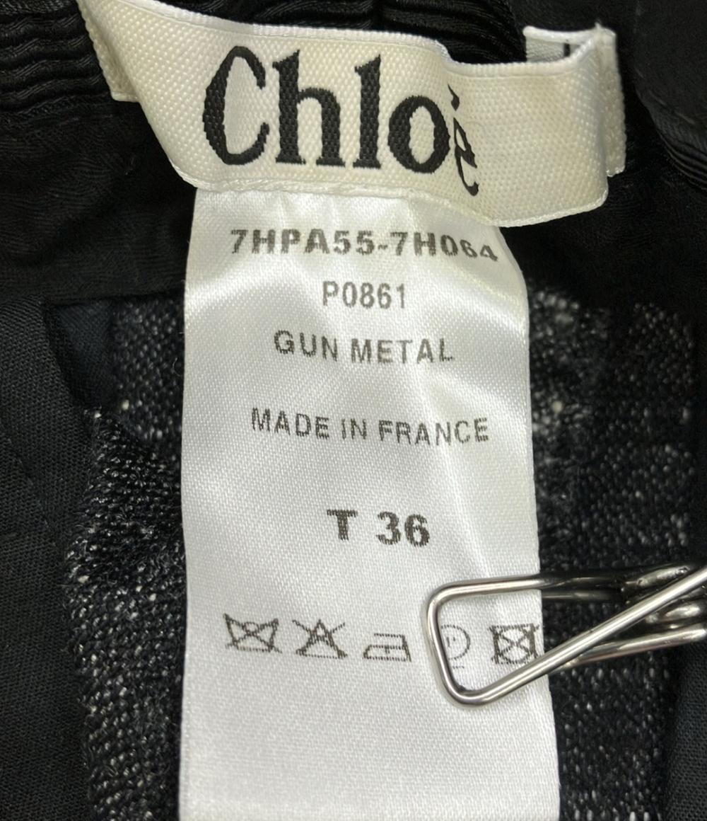 クロエ セットアップ パンツスーツ ツイードジャケット ショート丈 レディース SIZE T36 (M) Chloe