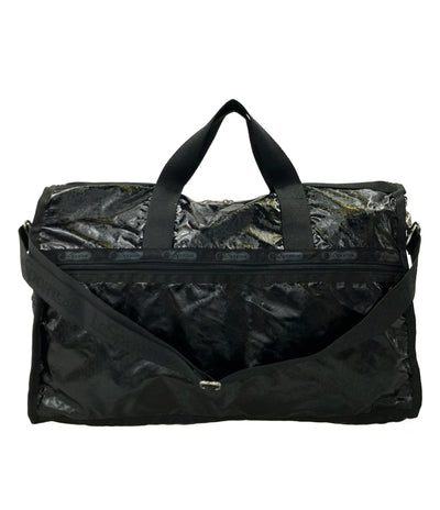 美品 LeSportsac 2way ボストンバック ショルダーバッグ 斜め掛け レディース レスポートサック