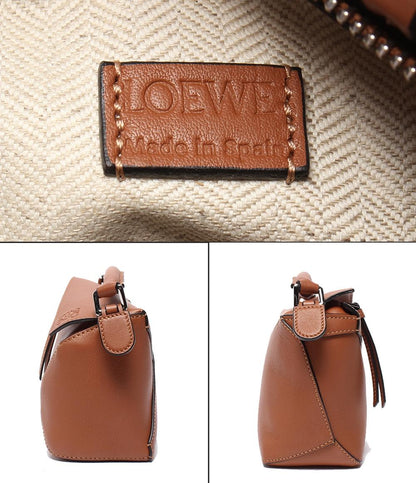 美品 ロエベ 2way ハンドバッグ ショルダーバッグ 斜め掛け パズルバッグ ミニ レディース LOEWE