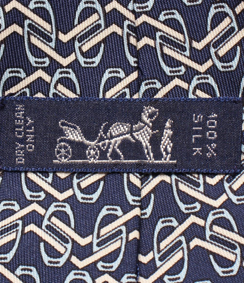 美品 エルメス ネクタイ シルク100％ メンズ HERMES