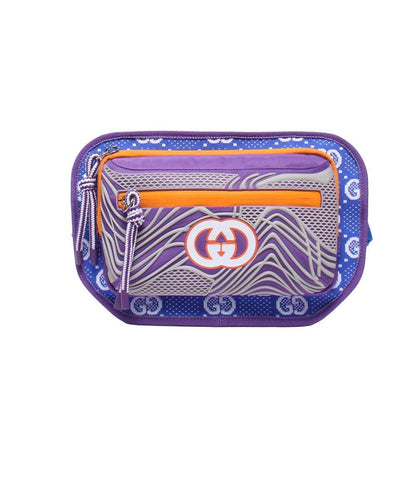 美品 グッチ ウエストバッグ ボディバッグ GGナイロン 752102 527066 ユニセックス GUCCI