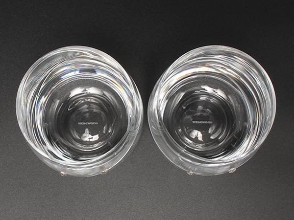美品 WEDGWOOD グラス タンブラー 2点セット ペア プロミシス ウィズディスリング ウエッジウッド