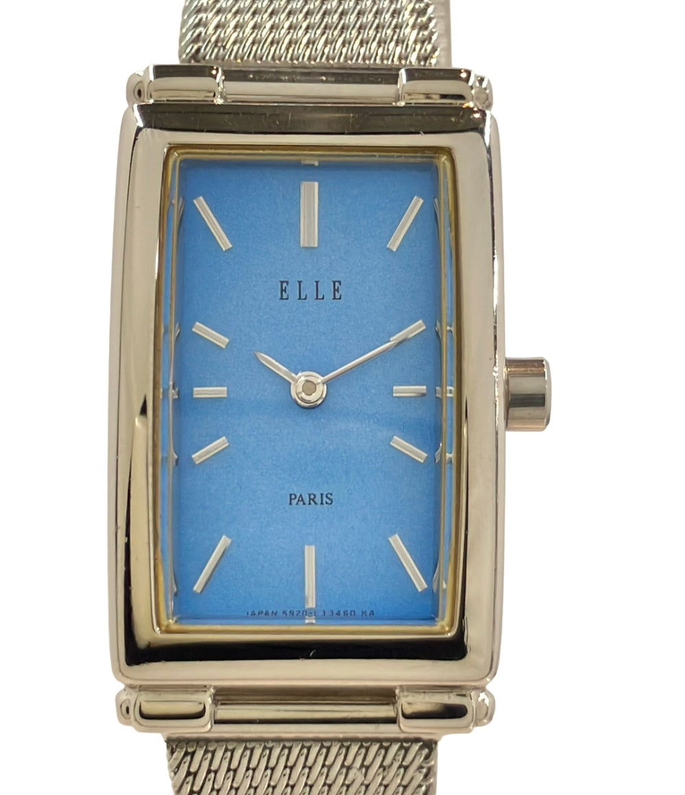 ELLE 腕時計 クオーツ ブルー 5920-L12546 レディース エル