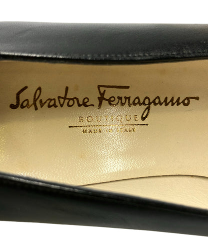 Salvatore Ferragamo ガンチーニスクエアトゥパンプス レディース SIZE 8 1/2 サルヴァトーレフェラガモ