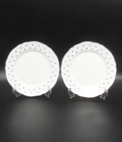 美品 Richard Ginori プレート 皿 2点セット 20cm ロイヤルブルー リチャードジノリ