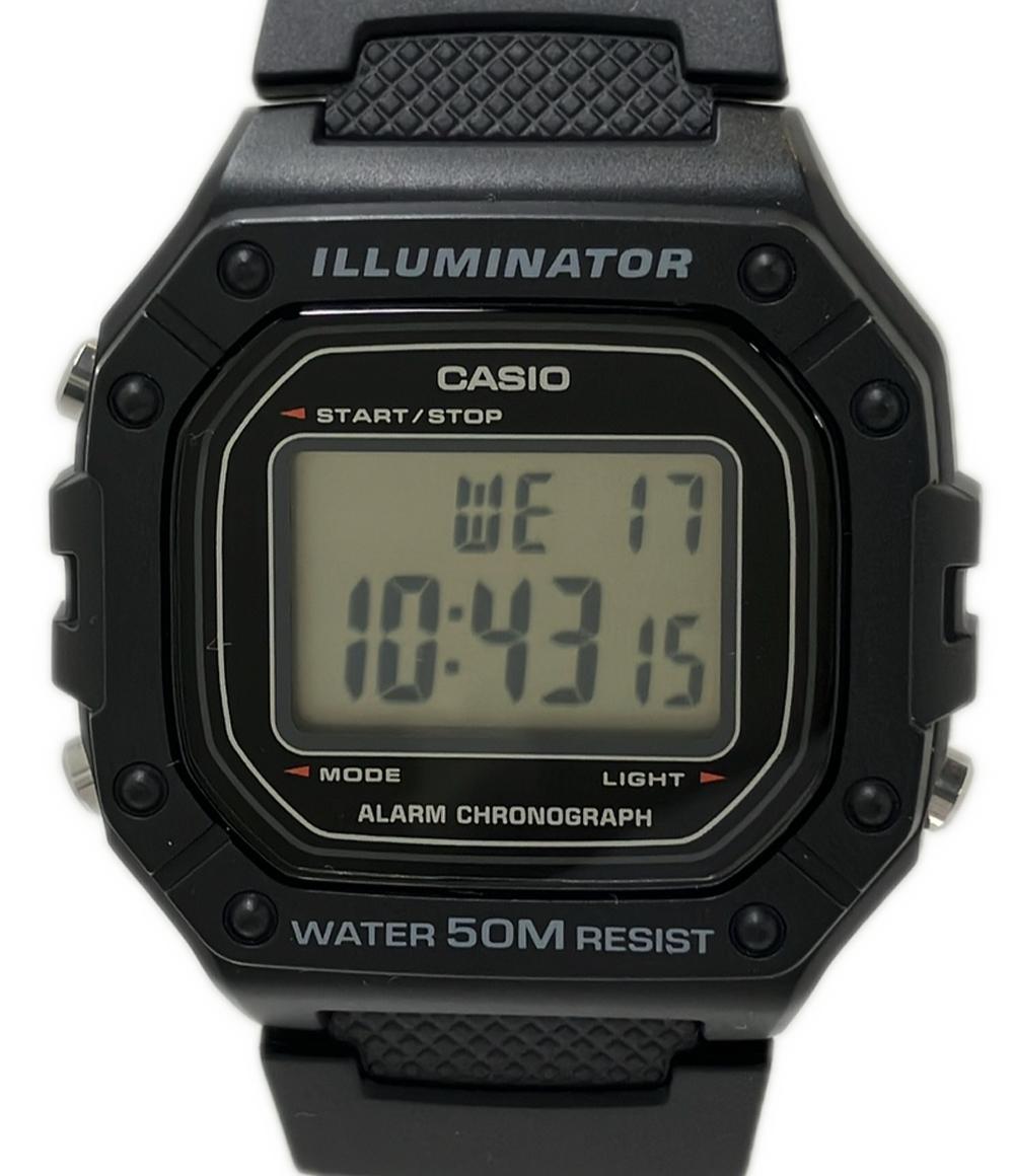 美品 CASIO 腕時計 クオーツ W-218H メンズ カシオ