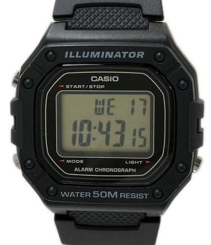 美品 CASIO 腕時計 クオーツ W-218H メンズ カシオ