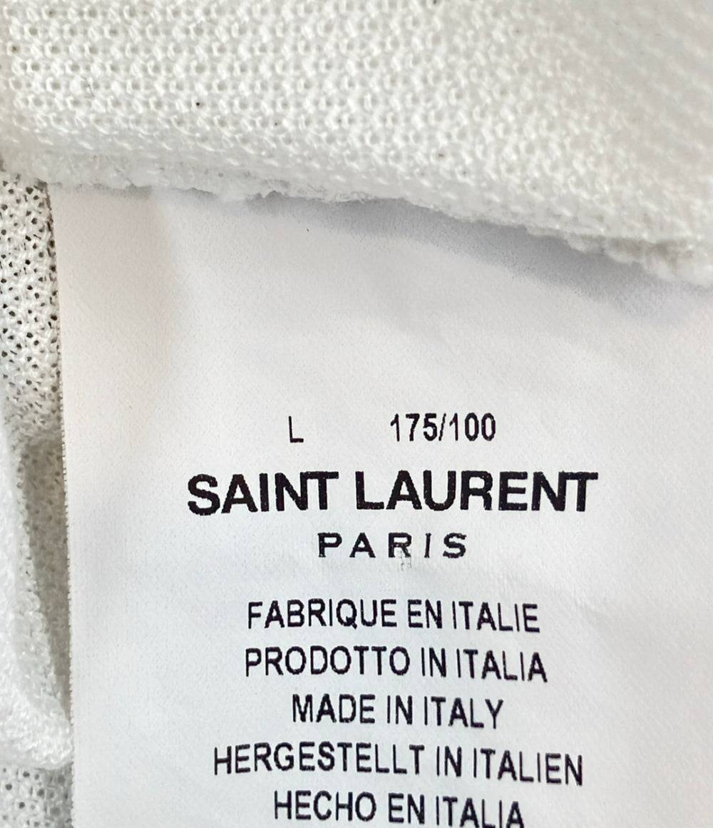 SAINT LAURENT ポロシャツ レディース メンズ SIZE L サンローラン