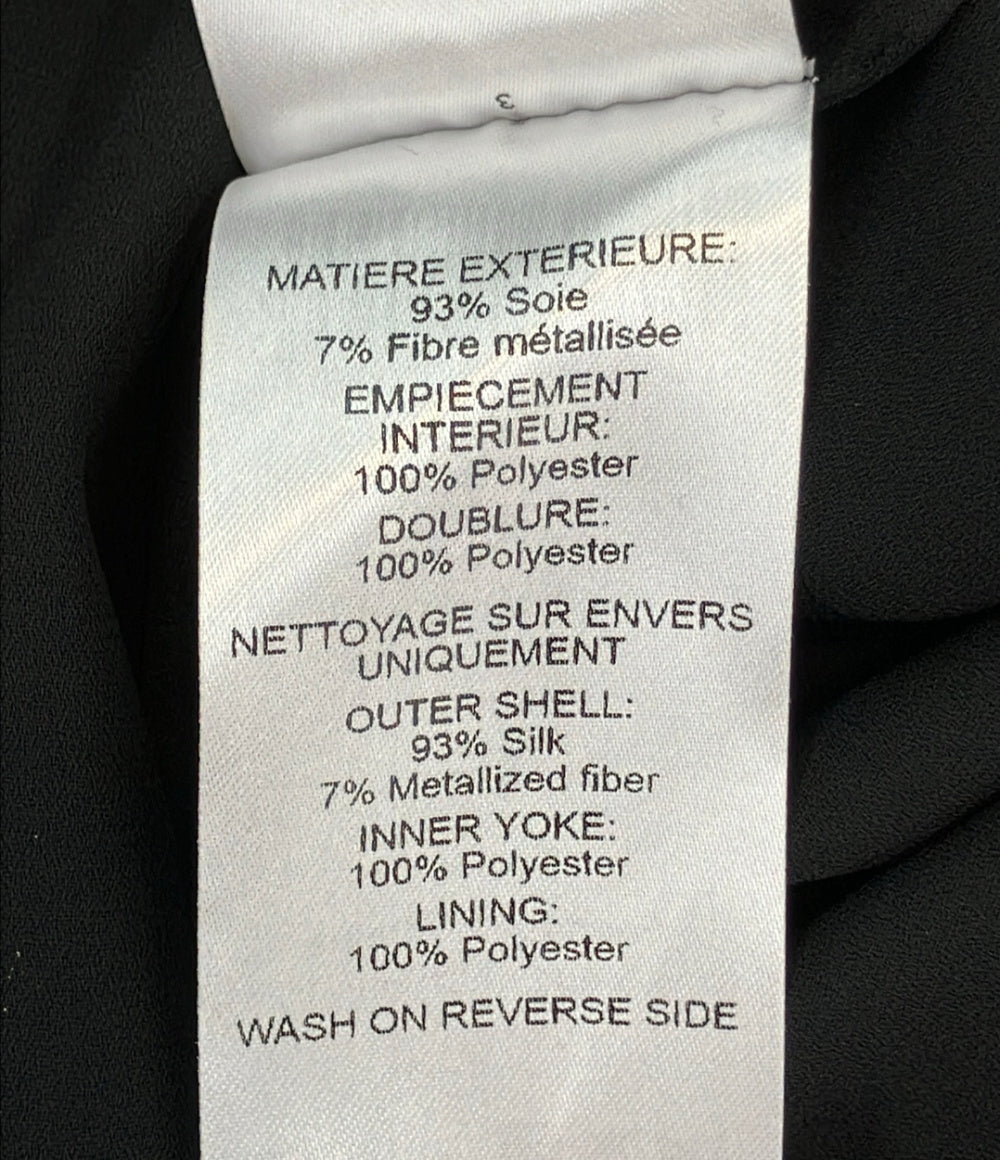 美品 SEE BY CHLOE シアーブラック ノースリーブワンピース レディース SIZE 34 (XS) シーバイクロエ