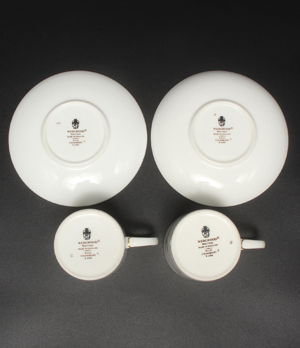 WEDGWOOD カップ＆ソーサー 2客セット ペア ワイルドストロベリー ウエッジウッド