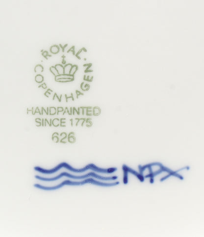 美品 Royal Copenhagen カップ＆ソーサー2客 プレート 皿 26cm 3点セット ブルーパルメッテ ロイヤルコペンハーゲン