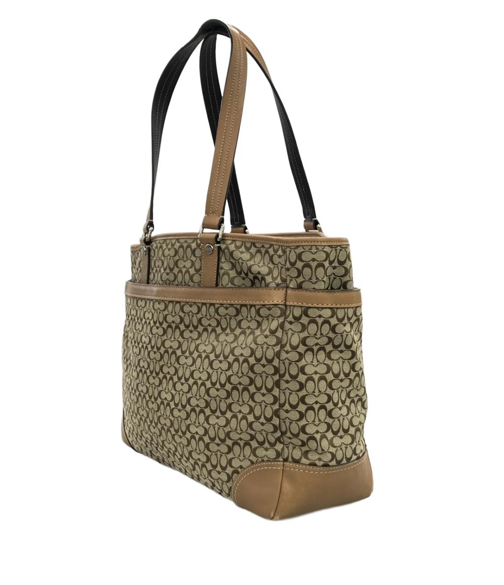 COACH トートバッグ ショルダーバッグ 2WAY ミニシグネチャー F77156