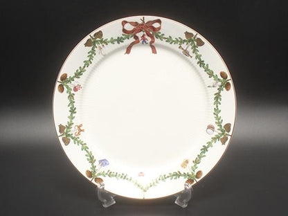 美品 ロイヤルコペンハーゲン プレート 大皿 27cm スターフルーテッド クリスマス Royal Copenhagen