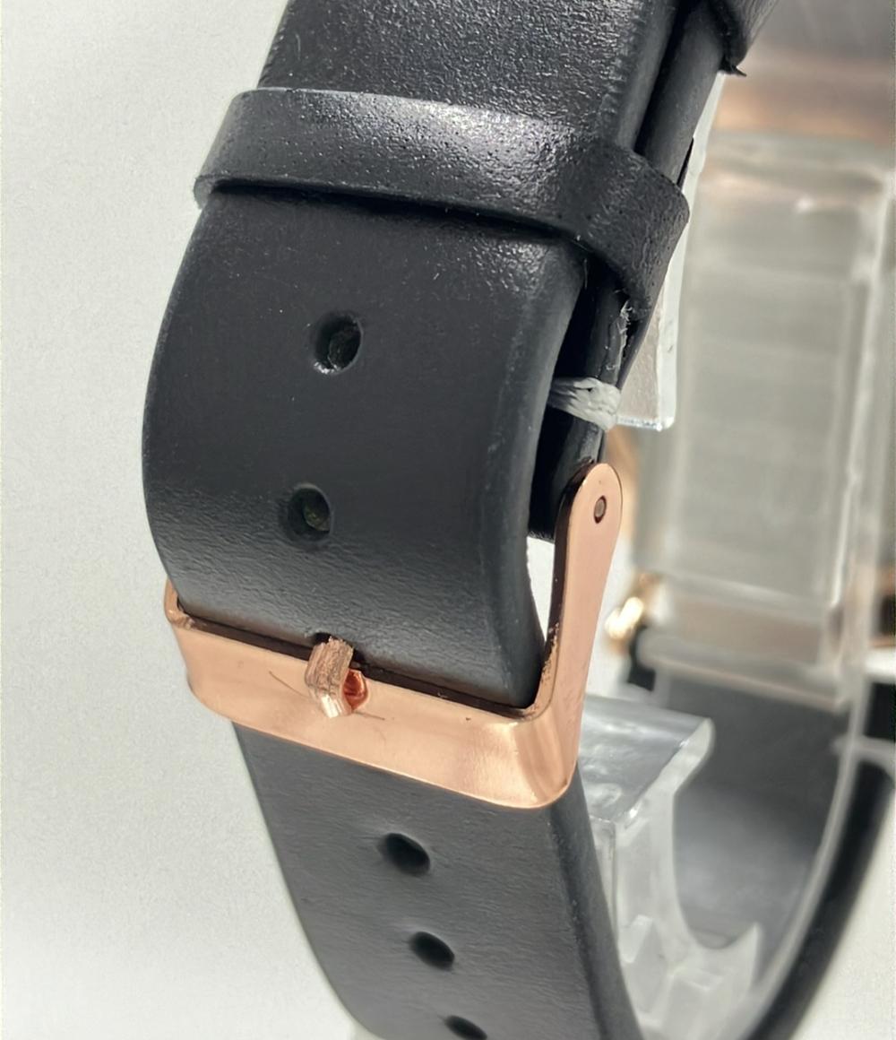 腕時計 クオーツ ブラック メンズ UN PETIT PLAISIR