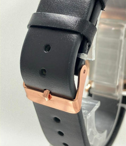 腕時計 クオーツ ブラック メンズ UN PETIT PLAISIR