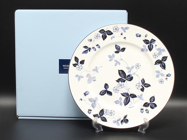 美品 ウエッジウッド プレート 大皿 27cm ストロベリー インクブルー WEDGWOOD