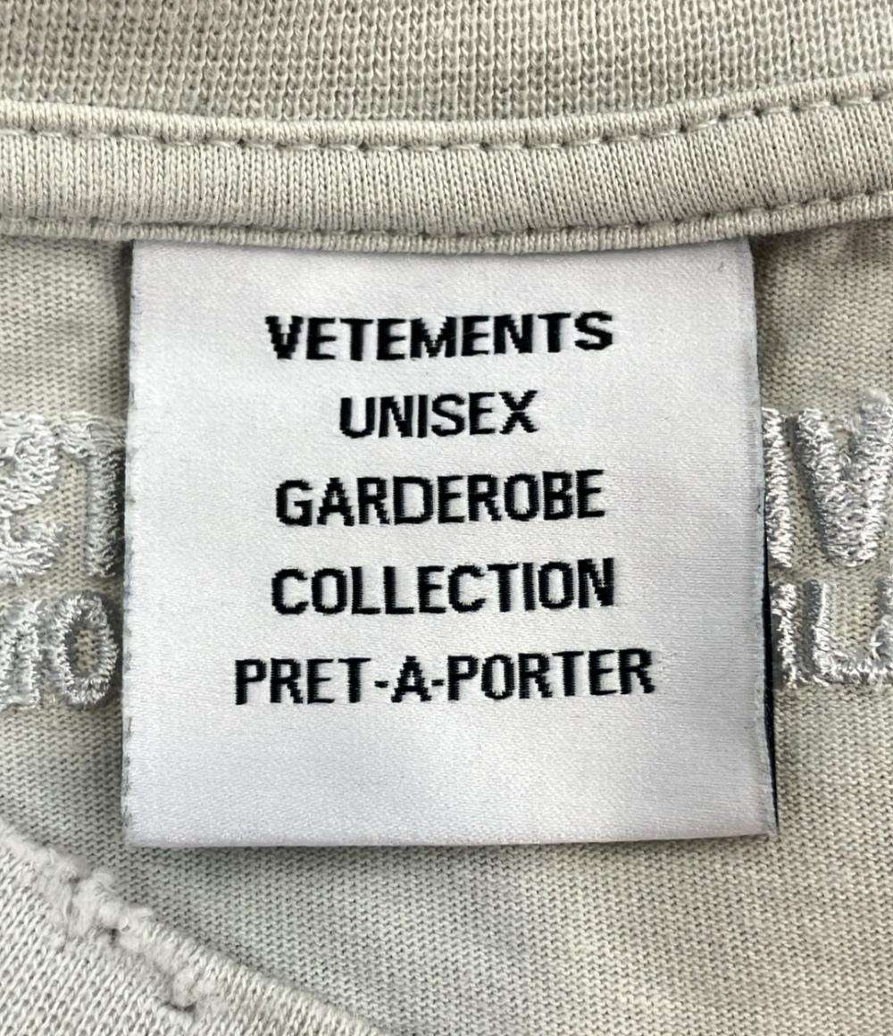 VETEMENTS used加工 半袖Tシャツ unisex メンズ レディース SIZE M ヴェトモン