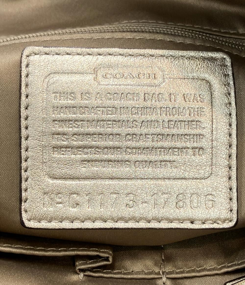コーチ ハンドバッグ ターンロック金具 デカシグネチャー 17806 レディース COACH