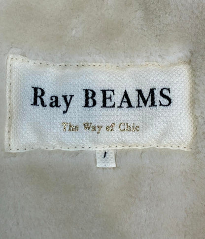 美品 レイビームス エコムートンコート レディース SIZE 1 (S) Ray Beams