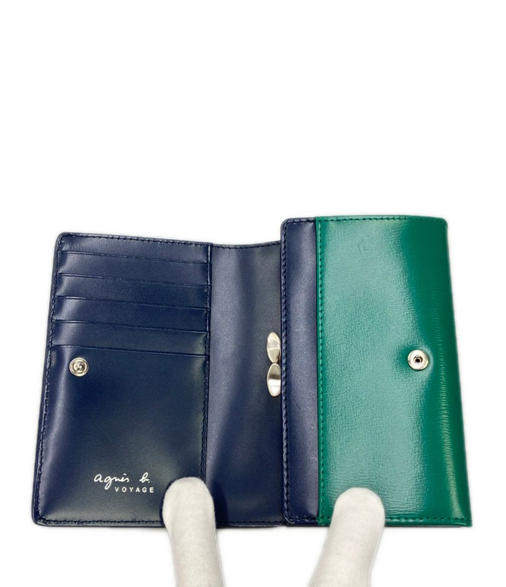 美品 Agnes b. VOYAGE 二つ折り財布 レディース アニエスベーボヤージュ