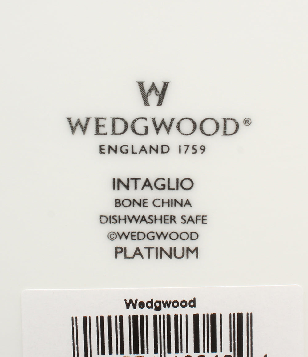 WEDGWOOD ダイヤディッシュ 皿 22cm インタグリオ プラチナ ウェッジウッド