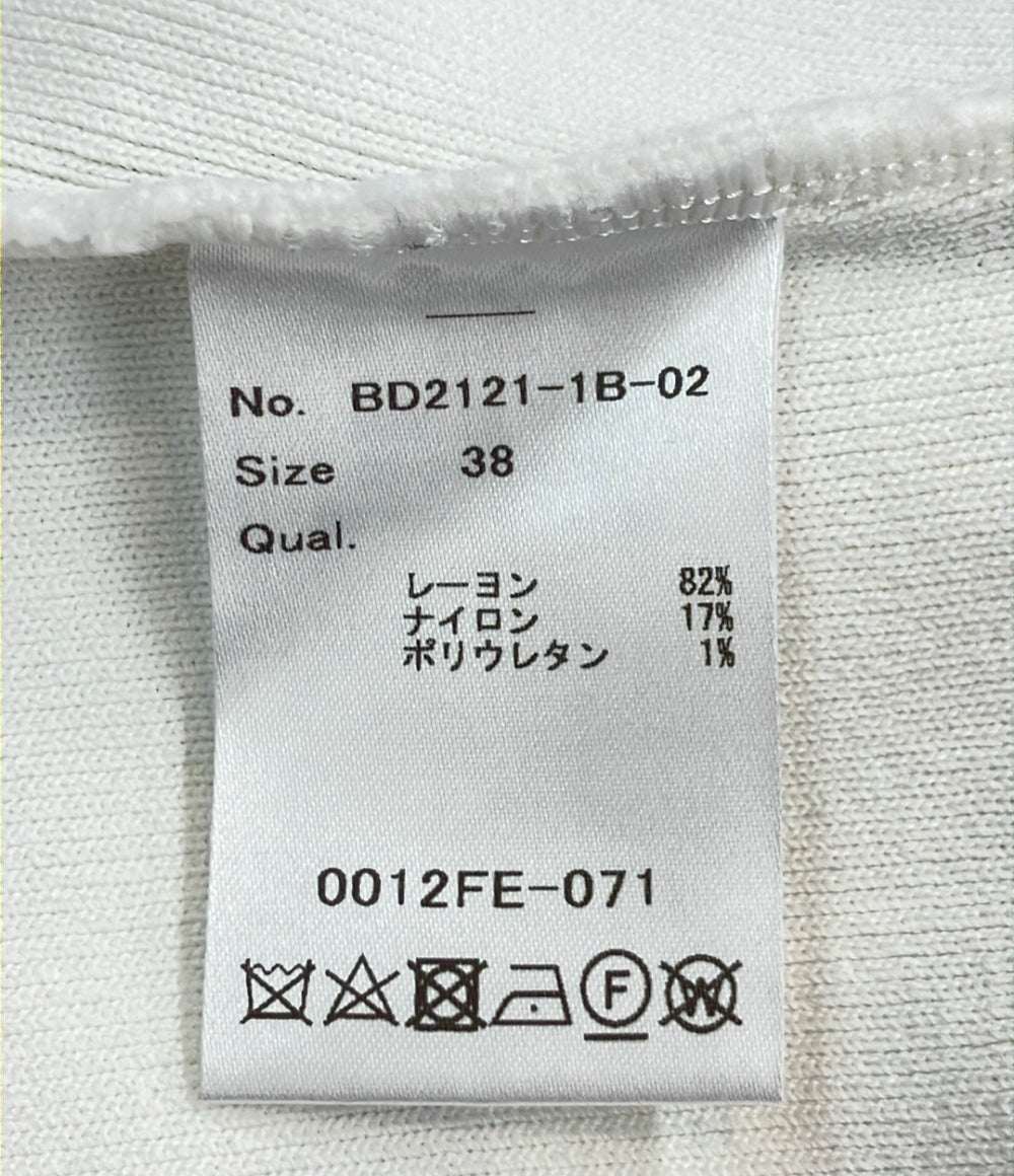 美品 BORDERS at BALCONY 長袖ニット BD2121-1B-02 レディース SIZE 38 (M) ボーダーズ アット バルコニー