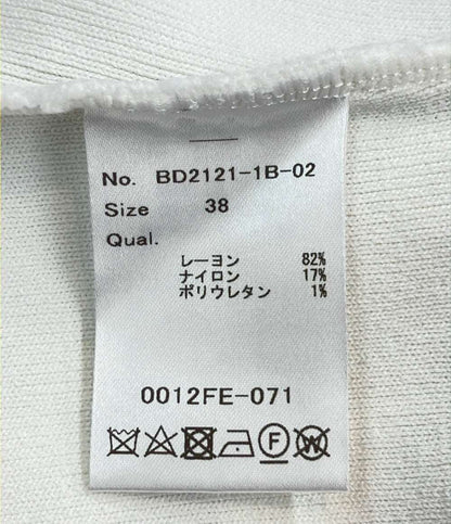 美品 BORDERS at BALCONY 長袖ニット BD2121-1B-02 レディース SIZE 38 (M) ボーダーズ アット バルコニー