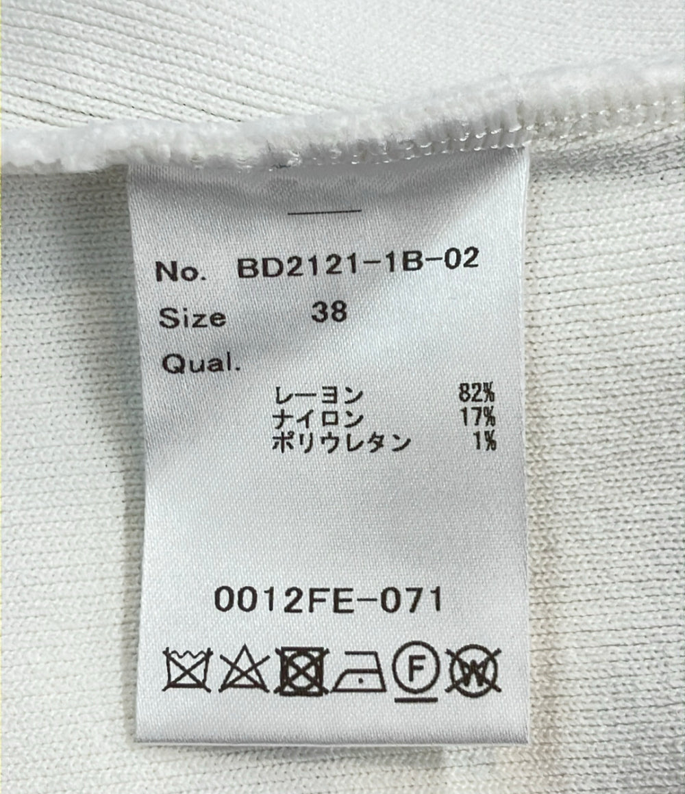 美品 BORDERS at BALCONY 長袖ニット BD2121-1B-02 レディース SIZE 38 (M) ボーダーズ アット バルコニー