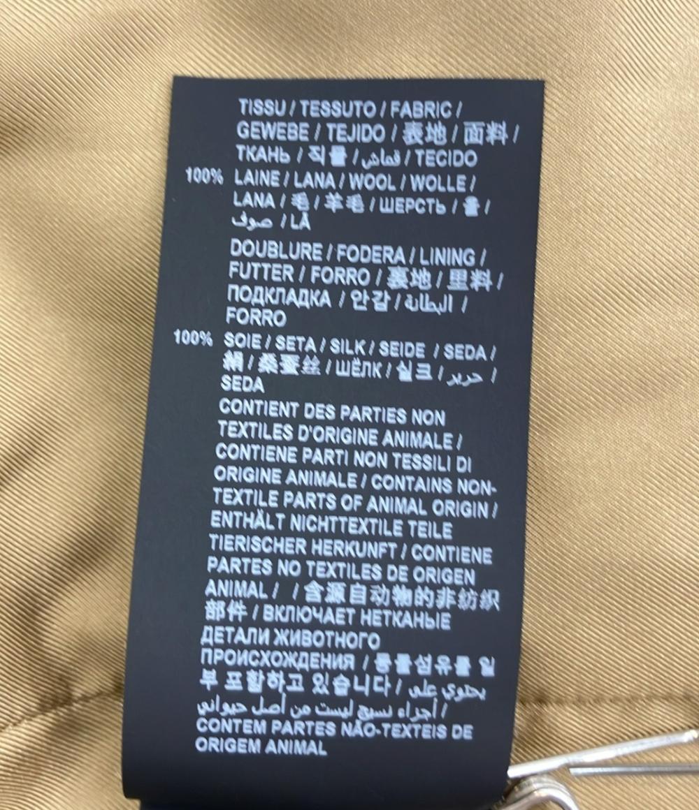 美品 SAINT LAURENT ウールツイルシャツジャケット ベルト付き 20AW レディース SIZE 36 (M) サンローラン