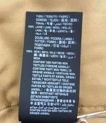 美品 SAINT LAURENT ウールツイルシャツジャケット ベルト付き 20AW レディース SIZE 36 (M) サンローラン