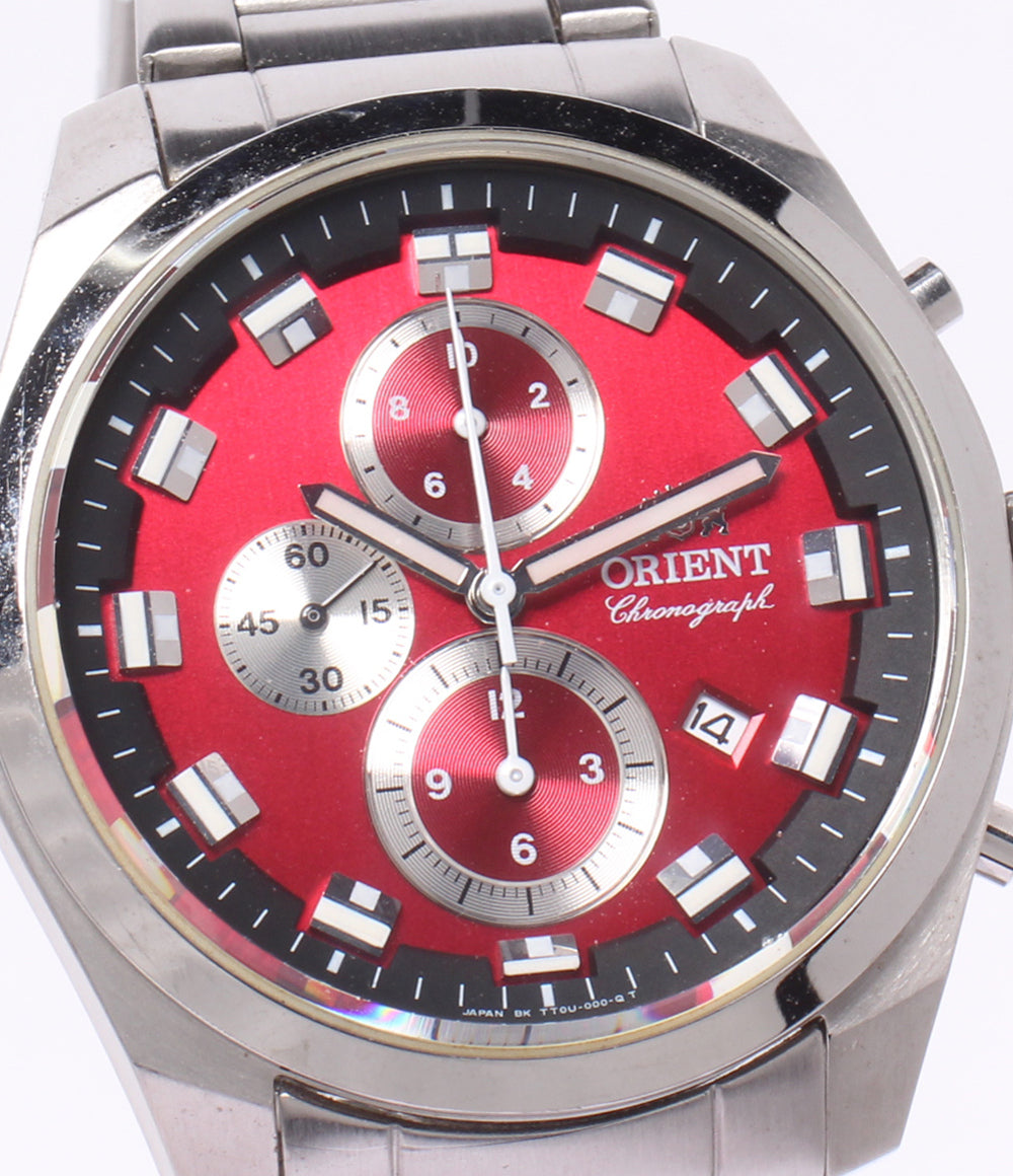 ORIENT 腕時計 クオーツ レッド TTOU-C0 メンズ オリエント