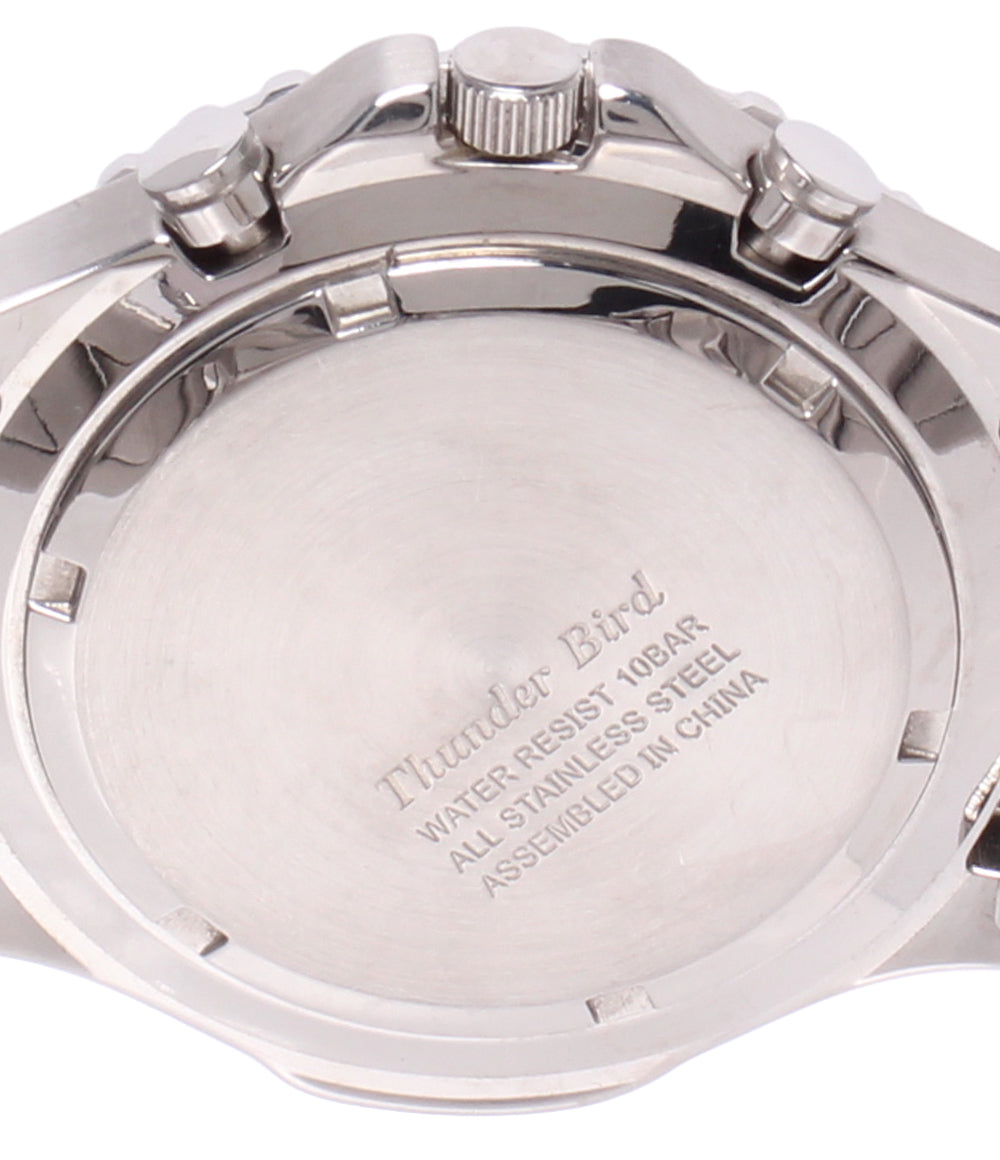 CITIZEN 腕時計 サンダーバード Thunder Bird クオーツ ブラック メンズ シチズン