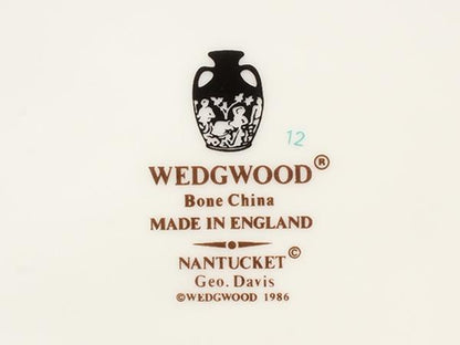 美品 WEDGWOOD B&Bプレート 皿 26cm ナンタケット ウエッジウッド