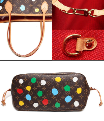 ルイ・ヴィトン トートバッグ LV × YK ネヴァーフル MM 草間彌生 モノグラム ペインティッドドット M46381 レディース LOUIS VUITTON