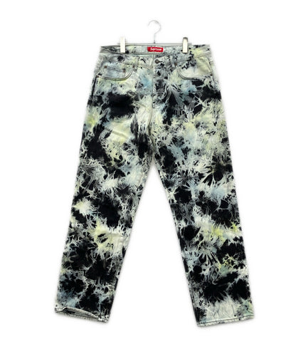 美品 Supreme レギュラー ジーンズ タイダイ デニムパンツ メンズ SIZE 34 シュプリーム