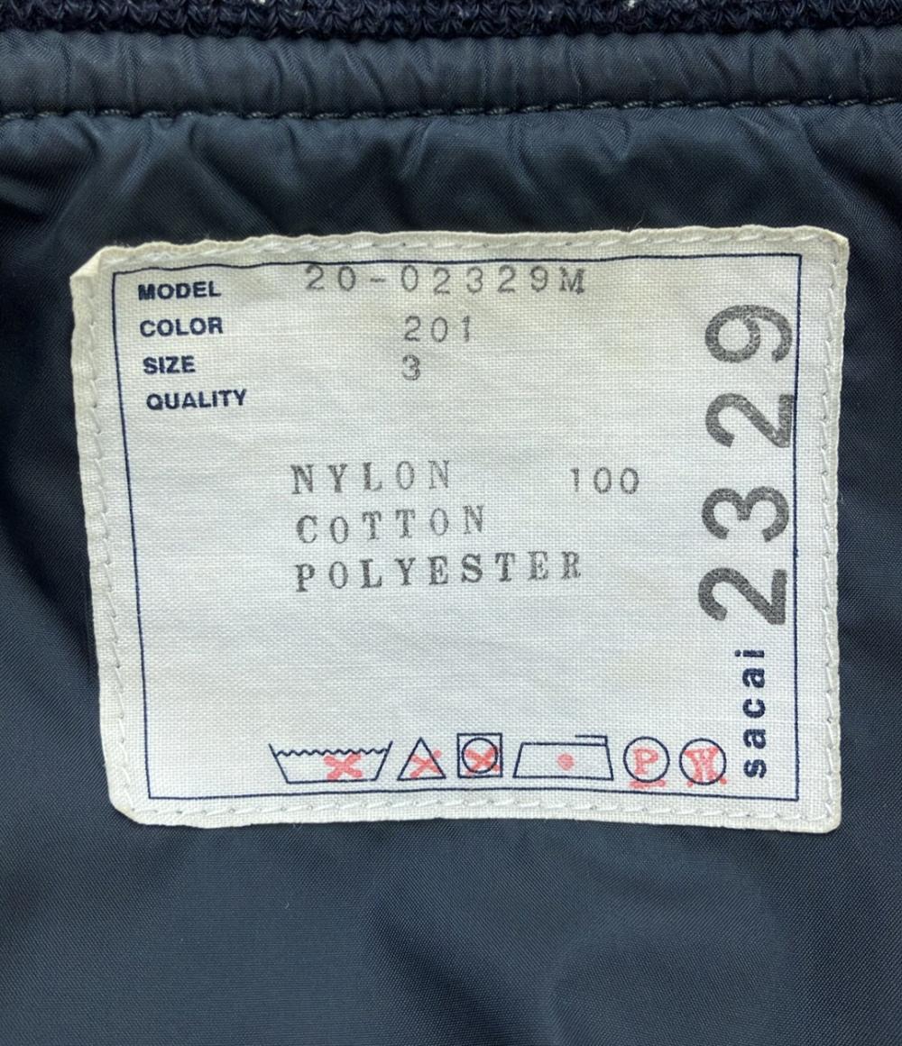 Sacai Dr.Woo ブルゾンBANDANA PRINT MA-1 BOMBER JACKET ペイズリー 20-02329M メンズ SIZE 3 (L) サカイ ドクターウー