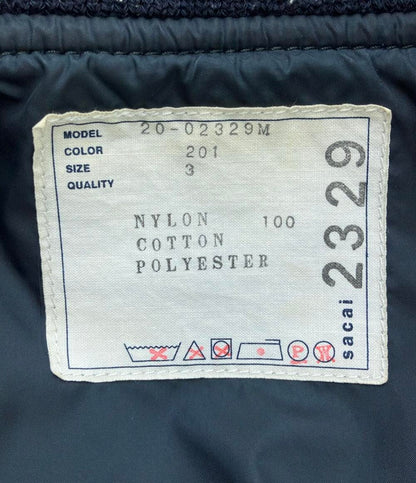 Sacai Dr.Woo ブルゾンBANDANA PRINT MA-1 BOMBER JACKET ペイズリー 20-02329M メンズ SIZE 3 (L) サカイ ドクターウー