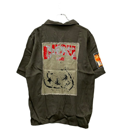 DIESEL 半袖シャツ 開襟シャツ オリーブ メンズ SIZE 48 (M) ディーゼル