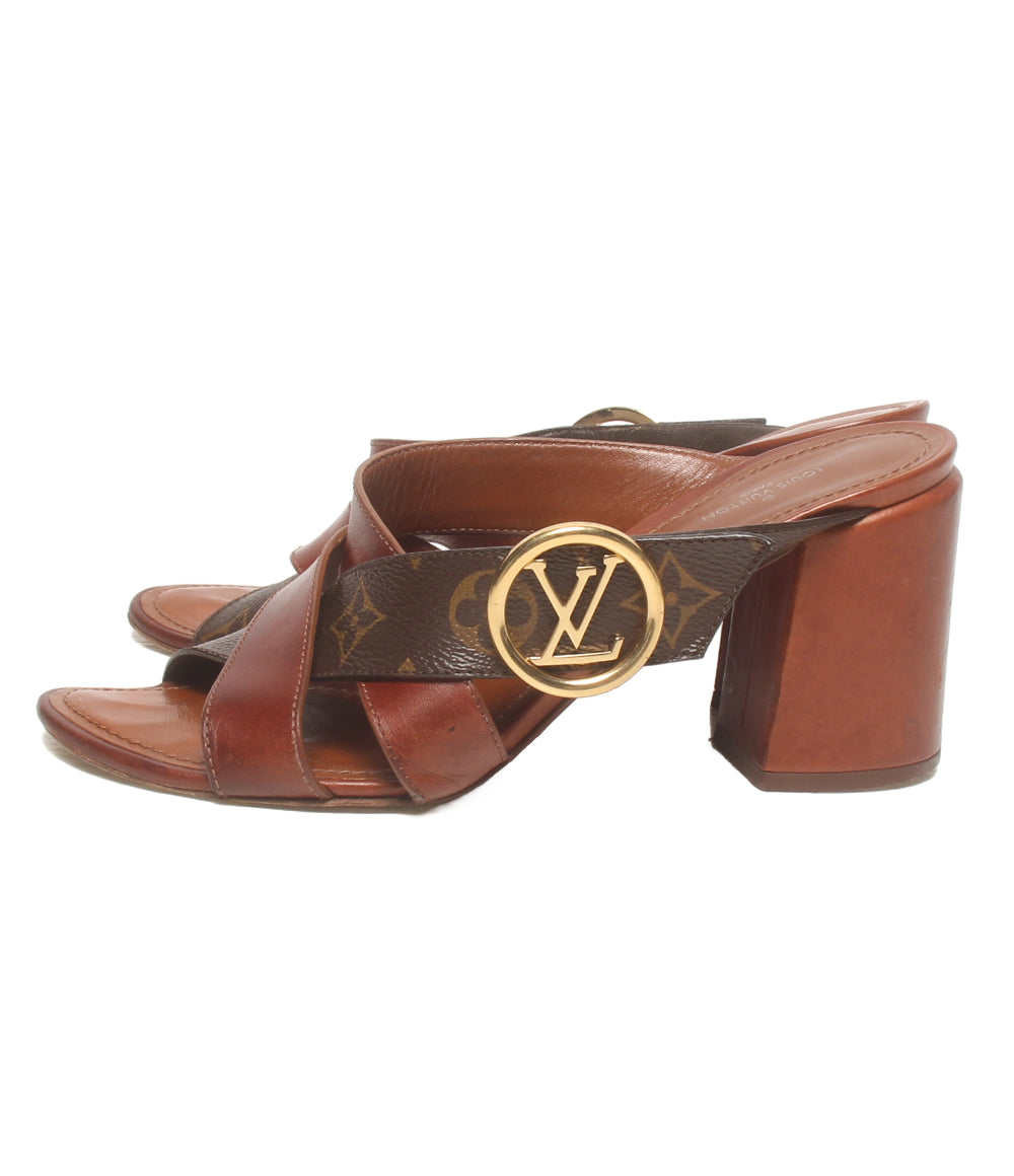 LOUIS VUITTON サンダル ホライズンライン LVサークル SC0129 レディース SIZE 38 (25.5cm) ルイ・ヴィトン