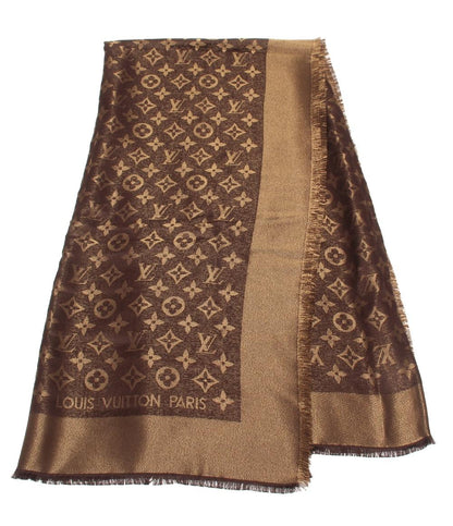 美品 LOUIS VUITTON 大判ストール ショール ショール･モノグラム シャイン M75122 レディース ルイ・ヴィトン