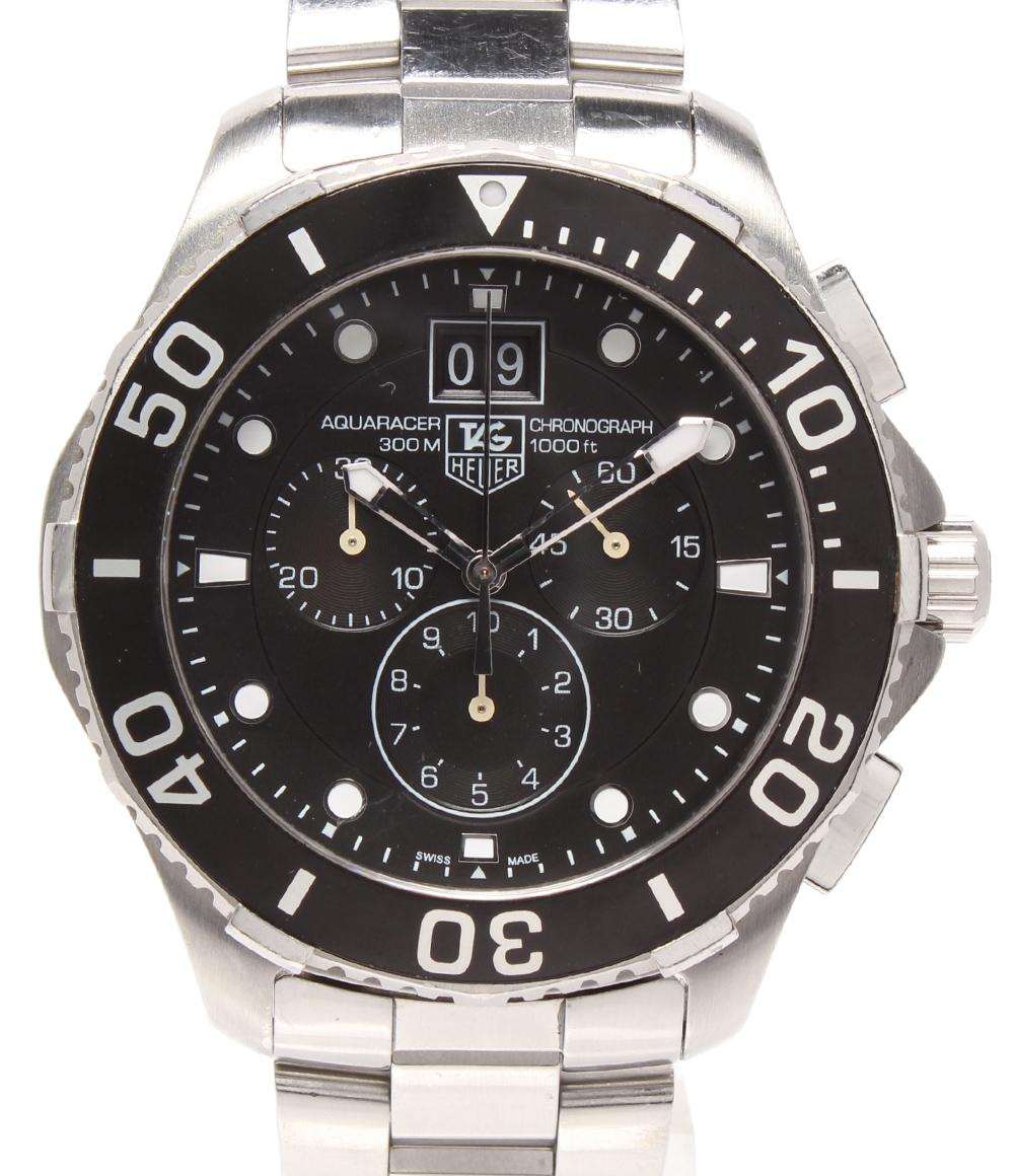 TAG HEUER 腕時計 アクアレーサー クオーツ ブラック CAN1010 メンズ タグホイヤー
