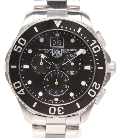 TAG HEUER 腕時計 アクアレーサー クオーツ ブラック CAN1010 メンズ タグホイヤー